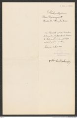 k.k. naturhistorisches Hofmuseum, Intendanzakten 1885-1896 (Hauer), Aktenzahl Z.226.a/1888, Seite 2